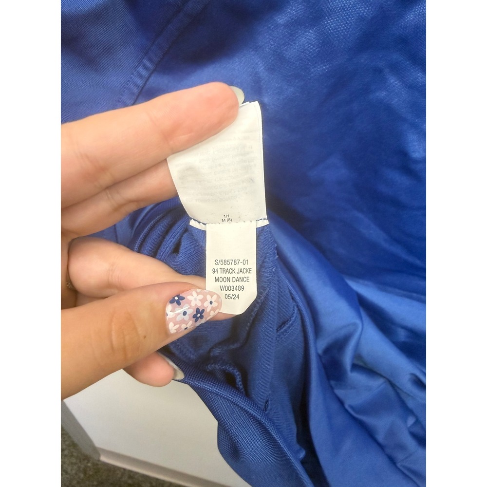 Old Navy Reissue 94 Track Jacket Kids Medium 8 Blue White Stripe S/585787-01 - Picture 6 of 6
